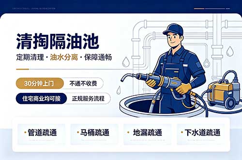都匀清掏隔油池